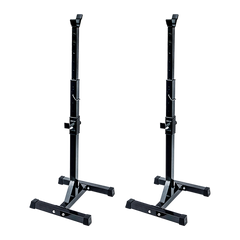 Pair of Adjustable Squat Rack Sturdy Steel Barbell Bench Press Stands GYM/HOME
