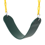 2 Pack Heavy Duty Playground Swing Seats with 66 Inch Plastic Coated Chains for Outdoor Backyard Play