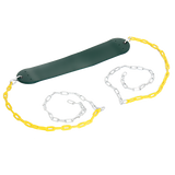 2 Pack Heavy Duty Playground Swing Seats with 66 Inch Plastic Coated Chains for Outdoor Backyard Play