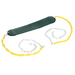 2 Pack Swings Seats Heavy Duty 66" Chain Plastic Coated Playground Swing