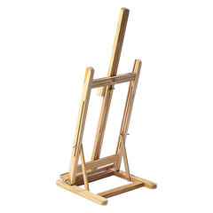 Tabletop Easel Wood Studio H-Frame Artist Art Display Painting Shop Tripod Stand Wedding