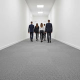 5m2 Box of Premium Carpet Tiles Commercial Domestic Office Heavy Use Flooring Grey