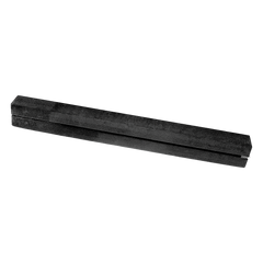 2.2m Gymnastics Folding Balance Beam Black Synthetic Suede