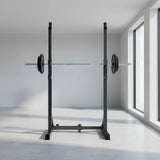Commercial Squat Rack Adjustable Pair Fitness Exercise Weight Lifting Gym Barbell Stand