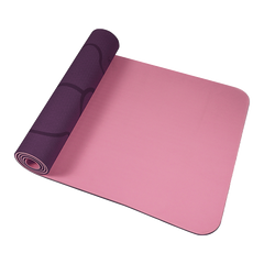 8mm TPE Yoga Mat Exercise Fitness Gym Pilates Non Slip Dual Layer