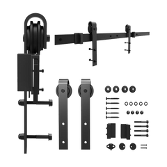 1.8m Sliding Barn Door Hardware Heavy Duty Sturdy Kit
