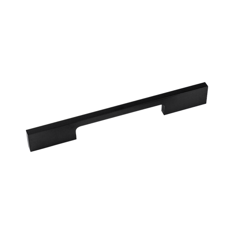 5 x 128mm Kitchen Handle Cabinet Cupboard Door Drawer Handles square Black furniture pulls