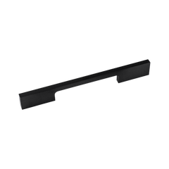 5 x 128mm Kitchen Handle Cabinet Cupboard Door Drawer Handles square Black furniture pulls