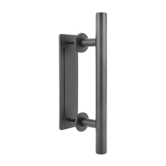 Carbon Steel Door Handle & Flush Pull Wood Door Gate Hardware 12"