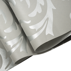 Wallpaper Silver Flower Pattern Non-woven Wall Paper Roll