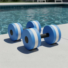2x Water Aerobics Dumbbell EVA Aquatic Barbell Aqua Fitness