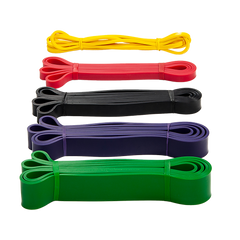 Resistance Band Loop Set of 5 Heavy Duty Gym Yoga Workout