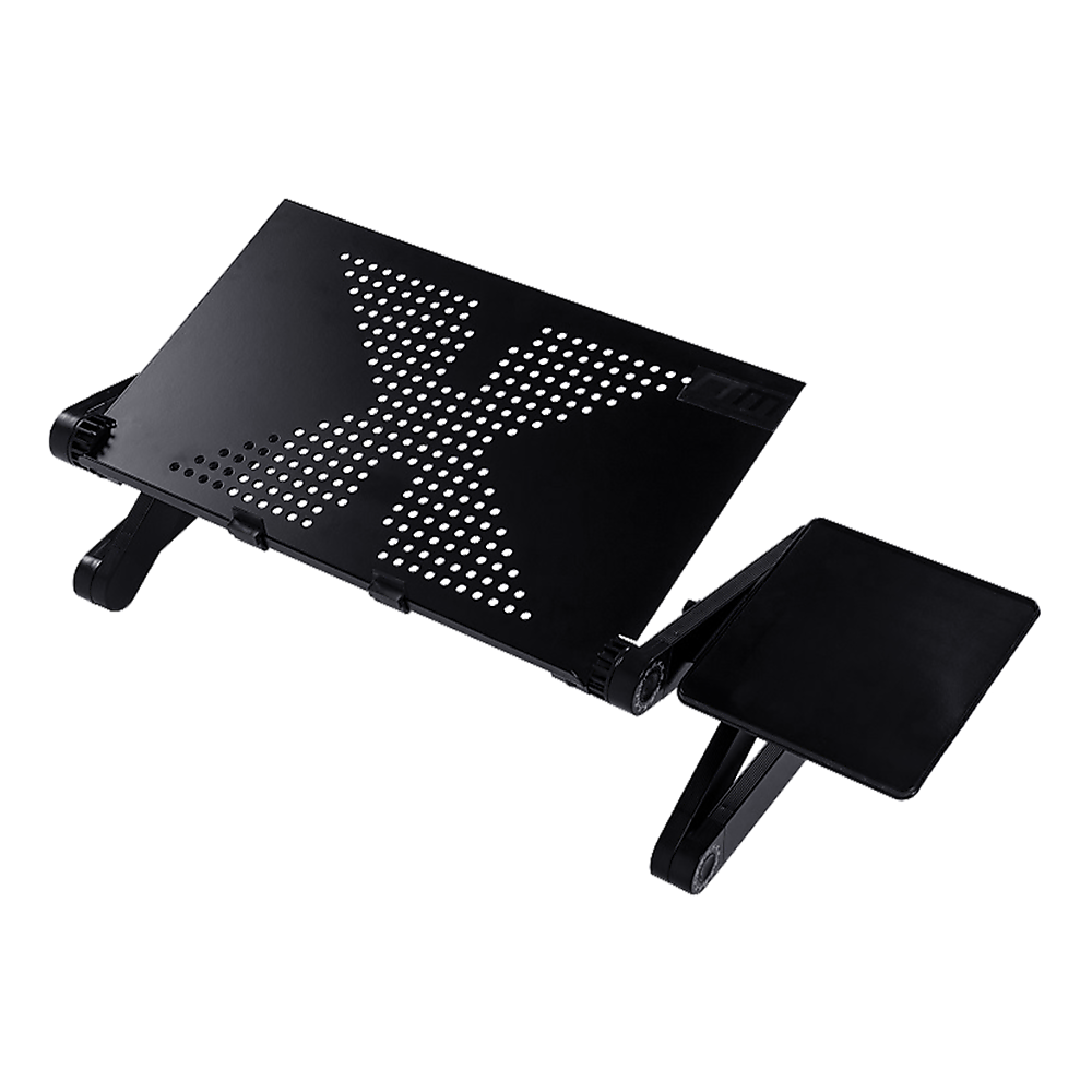 Aluminium Alloy Folding Laptop Stand Desk Table with Mouse Tray