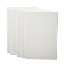 5 pack of 20x30cm Artist Blank Stretched Canvas Canvases Art Large White Range Oil Acrylic Wood