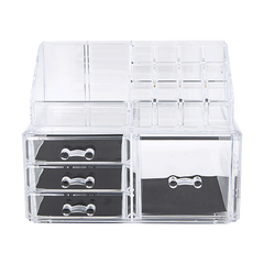 11 Drawers Clear Acrylic Tower Organiser Cosmetic jewellery Luxury Storage Cabinet