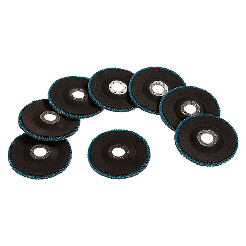 50x Pack Premium Zirconia Flap Disc Sanding Grinding 115mm 4.5" 40 Grit