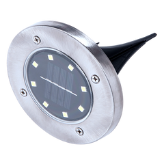 12x Solar Powered LED Buried Inground Recessed Light Garden Outdoor Deck Path