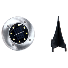 12x Solar Powered LED Buried Inground Recessed Light Garden Outdoor Deck Path