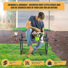 Garden Seat Folding Kneeler Bench Kneeling Soft Eva Pad