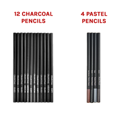 Art Sketch Pencils Oil Drawing Colouring Graphite Charcoal Pencil Set 72pcs/set
