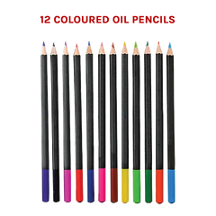Art Sketch Pencils Oil Drawing Colouring Graphite Charcoal Pencil Set 72pcs/set