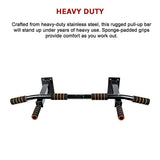 Heavy Duty Pull Up Bar Home Gym Chin Up Bar for Wall or Ceiling Mount