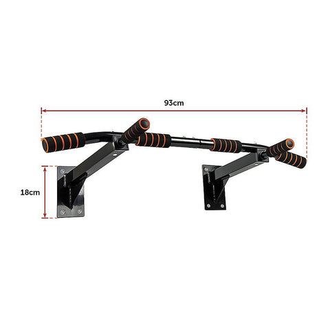 Heavy Duty Pull Up Bar Home Gym Chin Up Bar for Wall or Ceiling Mount