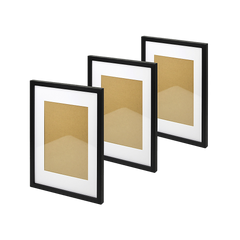 Photo Frames Collage Black A3 Picture Frame Wall Set Home Decor 3PCS