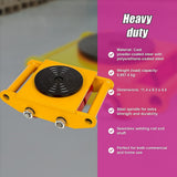 Heavy Duty Machine Dolly Skate Machinery Roller Mover Cargo Trolley 6T