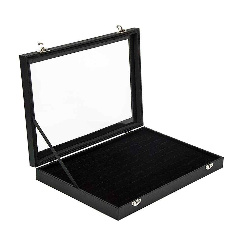 100 Slot Earring Ring Holder Jewellery Necklace Display Storage Gift Box Showcase For Organised Collection