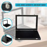 100 Earring Ring Holder Jewellery/Necklace Display Storage Gift Box Show Cases
