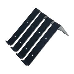 Floating Wall Shelf Brackets Heavy Duty Rustic Industrial 4-Pack