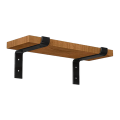 Floating Wall Shelf Brackets Heavy Duty Rustic Industrial 4-Pack