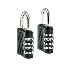 X2 Combination Padlock 4-Digit Outdoor Weatherproof Security School Lock Travel