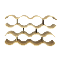 Wooden Wave Wine Rack/Creative Home Grape Wine Holder Shelf Cabinet/Bottle Rack