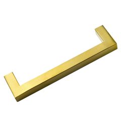 15x Brushed Brass Drawer Pulls Kitchen Cabinet Handles - Gold Finish 128mm