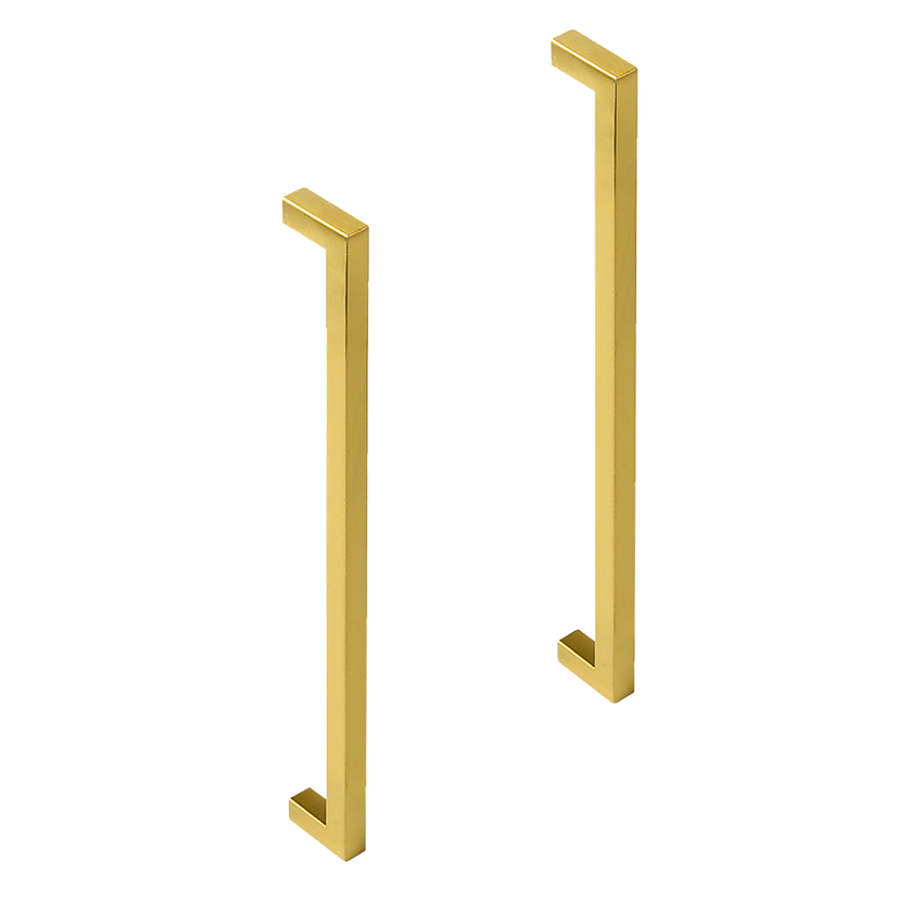 15x Brushed Brass Drawer Pulls Kitchen Cabinet Handles - Gold Finish 256mm