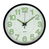 305mm Luminous Wall Clock Glow In The Dark Silent Quartz Indoor Home Modern Clock