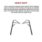 60" Bed Lift Hydraulic Mechanisms Kits For Space Saving Bed or Sofa Bed