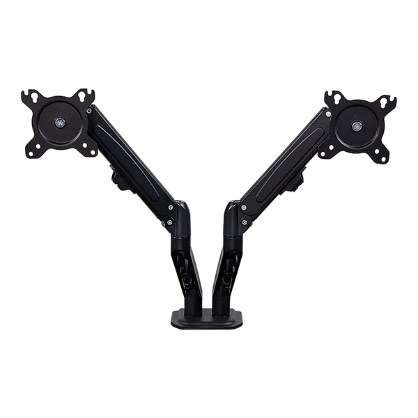 Dual Screen Gas-strut Monitor Stand Mount Desktop Bracket for LED/LC