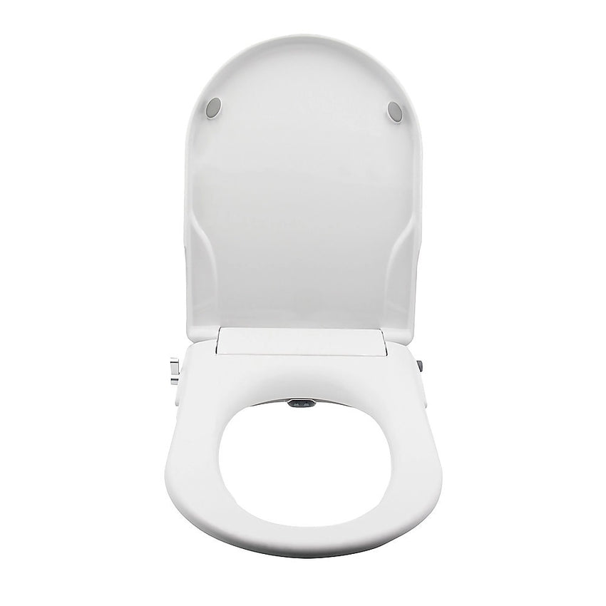 Non Electric Bidet Toilet Seat W/ Cover Bathroom Spray Water Wash