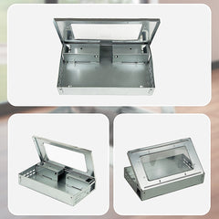 5x Humane Mice Trap Reusable Safe Catching Metal Mouse Multi Live Catcher