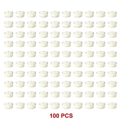 Bulk Buy Unscented SOY WAX Tealights, Soy Wax Tealight Candles - (100pc per set)