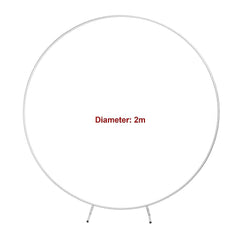 2M Wedding Hoop Round Circle Arch Backdrop Flower Display Stand Frame Background