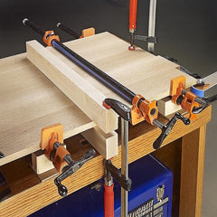 3/4" Wood Gluing Pipe Clamp Set (4 Pack) Heavy Duty PRO Woodworking Cast Iron