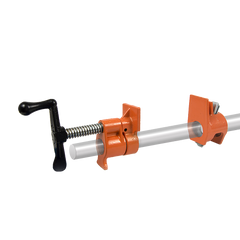 3/4" Wood Gluing Pipe Clamp Set (4 Pack) Heavy Duty PRO Woodworking Cast Iron