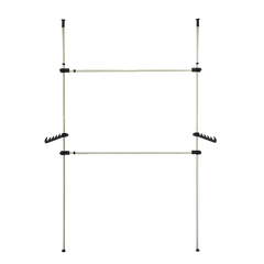 Heavy Duty Adjust Clothes Rail Storage Garment Shelf Hanging Display Stand Rack