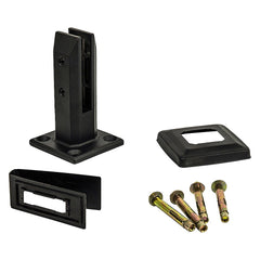 Balustrade Black Glass Clamp 304 Stainless Spigot Pool Fencing Fence