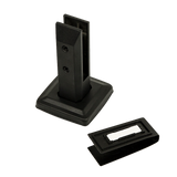 Balustrade Black Glass Clamp 304 Stainless Spigot Pool Fencing Fence