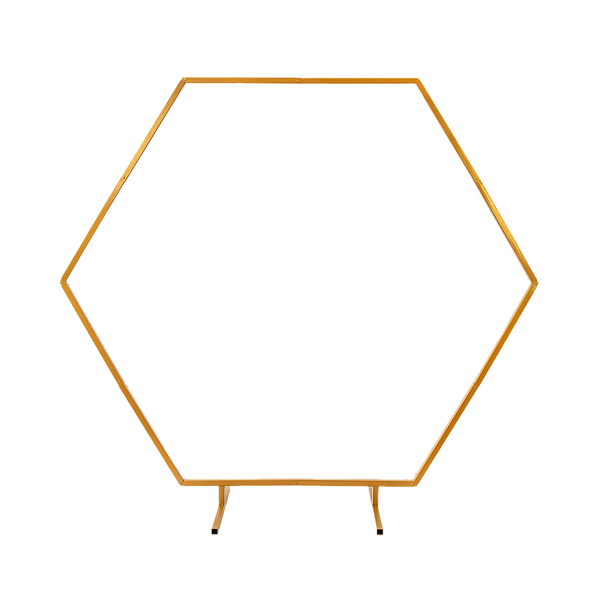 2M Wedding Hex Arch Backdrop Flower Display Stand Frame Background